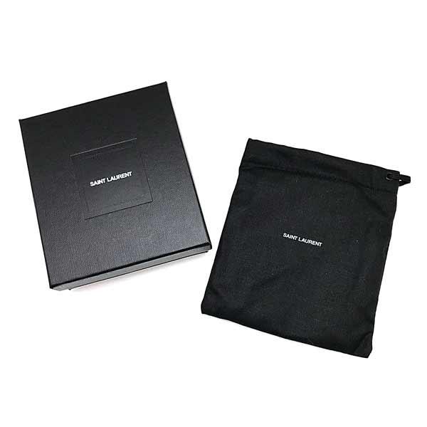 SAINT LAURENT PARIS サンローランパリ 財布 二つ折り 型押しレザー