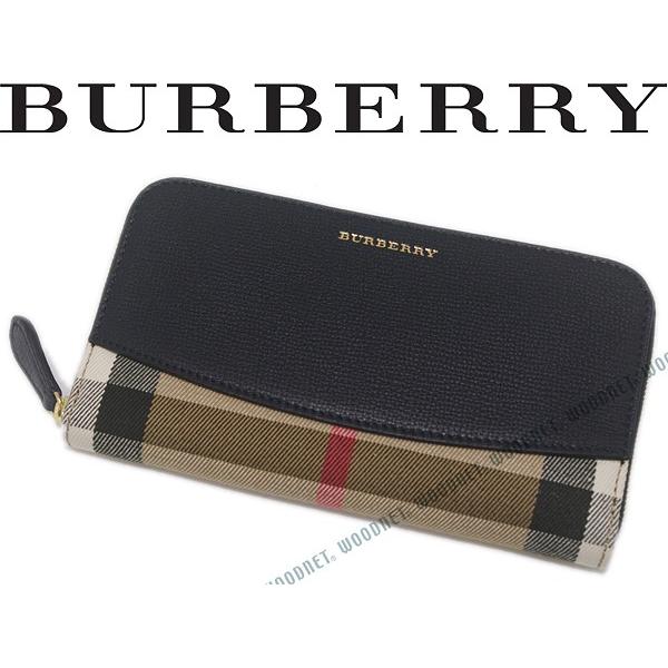 BURBERRY バーバリー レディースジップアラウンド長財布 チェック柄