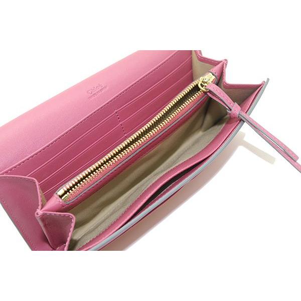 Chloe クロエ 長財布 小銭入れあり ピンク 3P0666-889-44Z : WOODNET