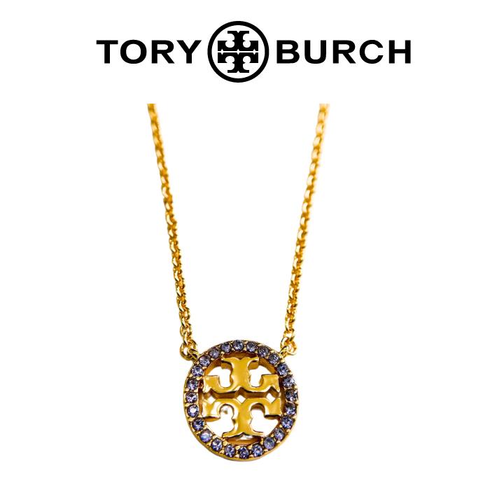 TORY BURCH（トリーバーチ） ネックレス ブランド クリスタルロゴ