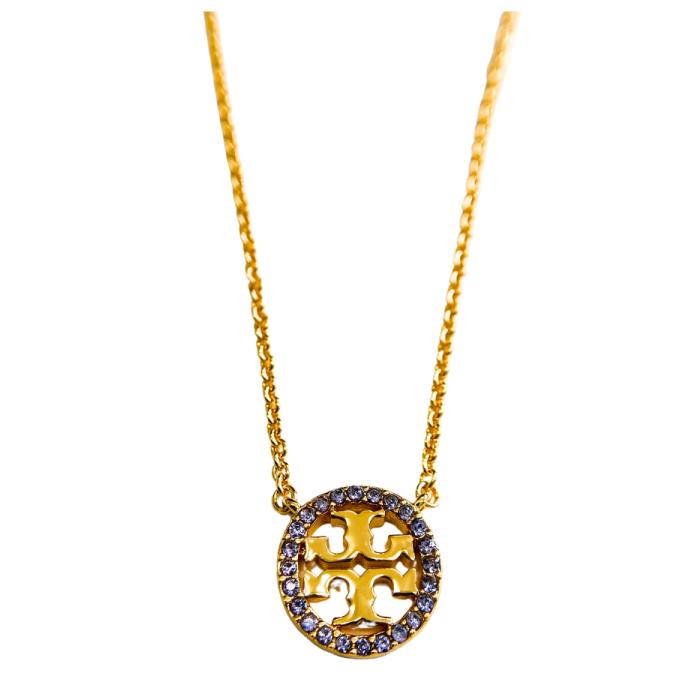 TORY BURCH（トリーバーチ） ネックレス ブランド クリスタルロゴ