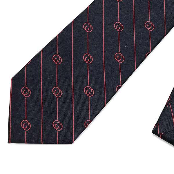 GUCCI グッチ ブランド ネクタイ GGロゴ シルク ネイビー×レッド 