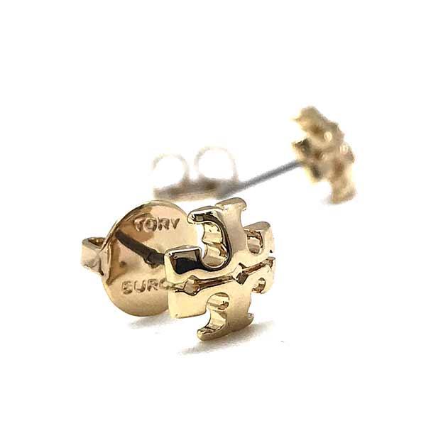 新品　TORY BURCH トリーバーチ　ロゴ　ゴールド　ピアス　ショッパー付 TORY BURCH（トリーバーチ） トリ―バーチ ブランド ピアス キラ 8MM