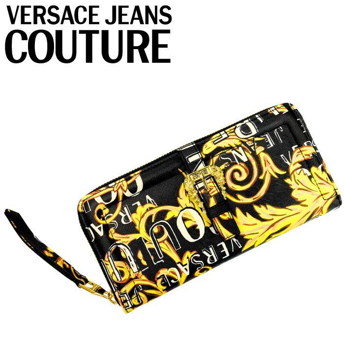 VERSACE JEANS COUTURE 長財布 ベルサーチ ヴェルサーチェ ジーンズ
