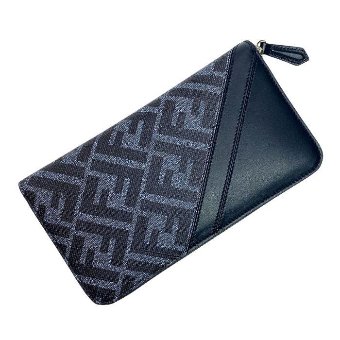FENDI 長財布 フェンディ ブランド ズッカ柄 ジップアラウンド FENDI 長財布 フェンディ ブランド ズッカ柄 ジップアラウンド