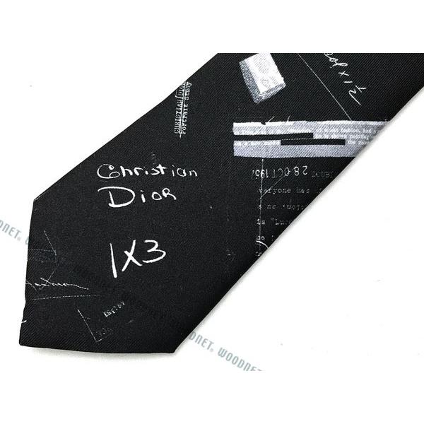 Dior HOMME DIOR ネクタイ ディオールオム SCRAPBOOKオールオーバー