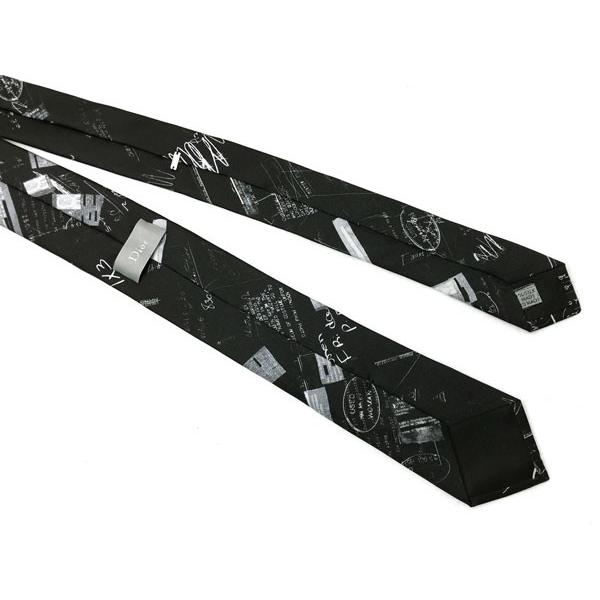 Dior HOMME DIOR ネクタイ ディオールオム SCRAPBOOKオールオーバー