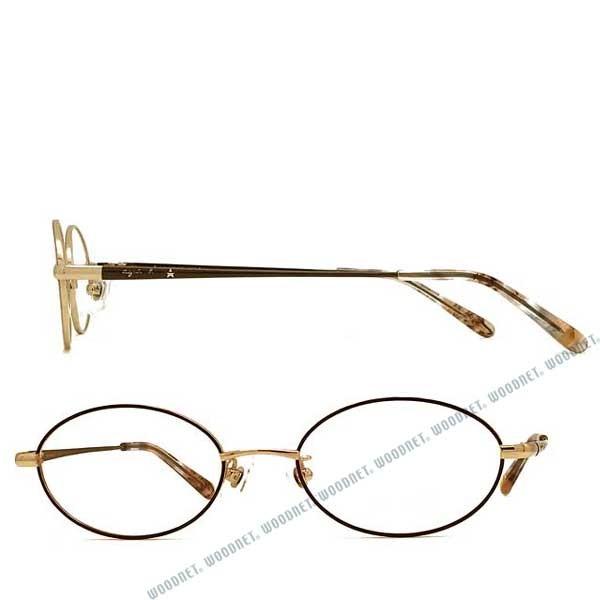 agnes b. アニエスベー メガネ フレーム 50-0118 01 眼鏡 ブラウン