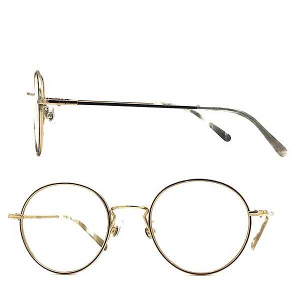 agnes b. アニエスベー ライトゴールド×チャコール メガネフレーム 眼鏡 AB-50-0058-02 agnes ライトゴールド×チャコール メガネフレーム