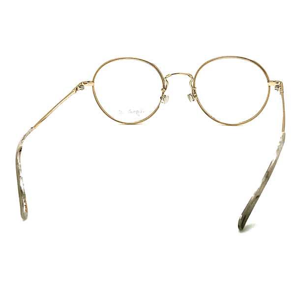 agnes b. アニエスベー ライトゴールド×チャコール メガネフレーム 眼鏡 AB-50-0058-02 agnes ライトゴールド×チャコール メガネフレーム