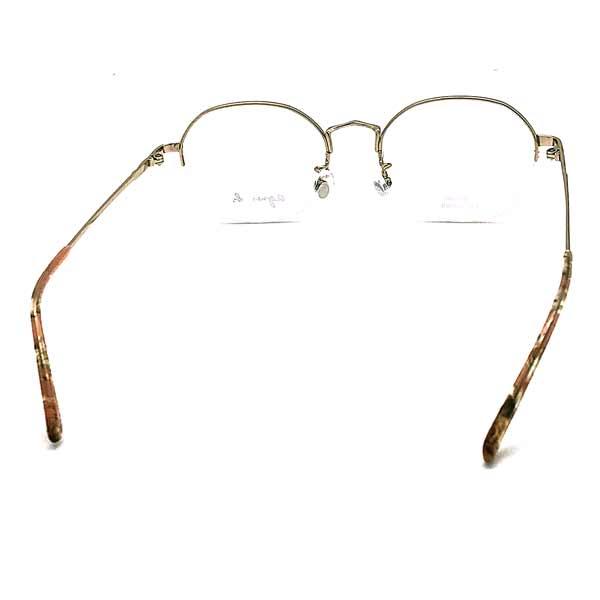 agnes b. アニエスベー ライトゴールド×ブラウン メガネフレーム 眼鏡 AB-50-0059-02 ライトゴールド×ブラウン メガネフレーム