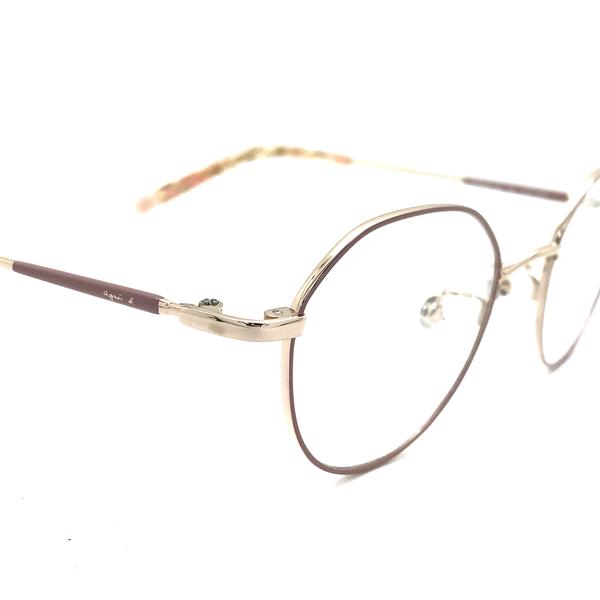 agnes b. アニエス・ベー 眼鏡 メガネ フレーム  50-0140-3 楽天市場】アニエスベー agnes b. 50-0140 フォックス ニッケル チタン