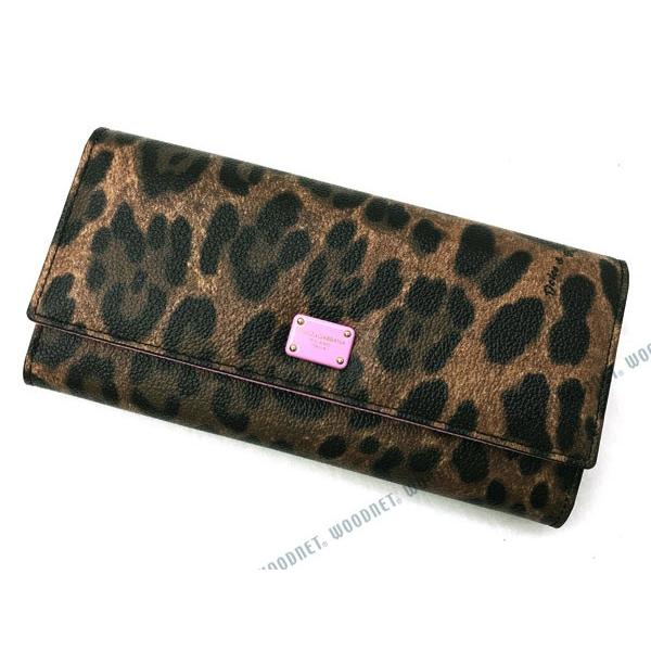 【新品】希少!ドルチェ&amp;ガッバーナ　ヒョウ柄　ピンク　長財布 DOLCE&GABBANA（ドルチェ & ガッバーナ） DOLCE&GABBANA D&G 長財布 豹