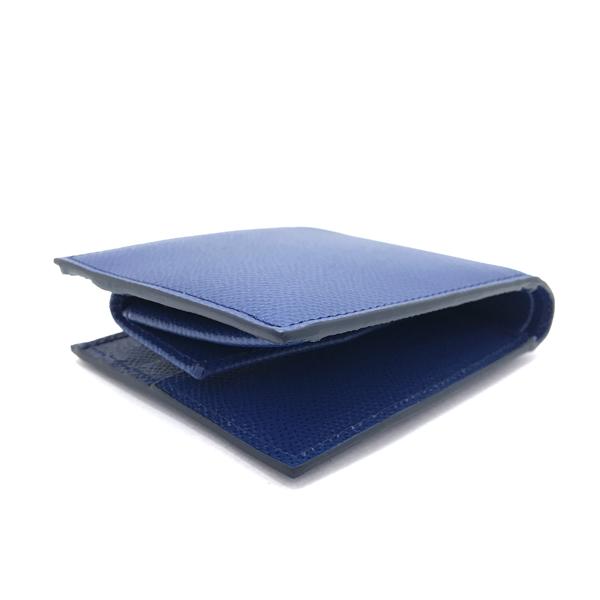 ドルチェ&ガッバーナ　メンズ　二つ折り財布　ブルー　未使用品 DOLCE&GABBANA 財布 ドルチェ＆ガッバーナ レザー 2つ折り