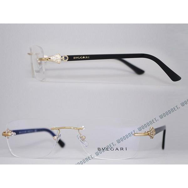 BVLGARI ブルガリ メガネフレーム ブランド 縁無し フチなし 2169B-376
