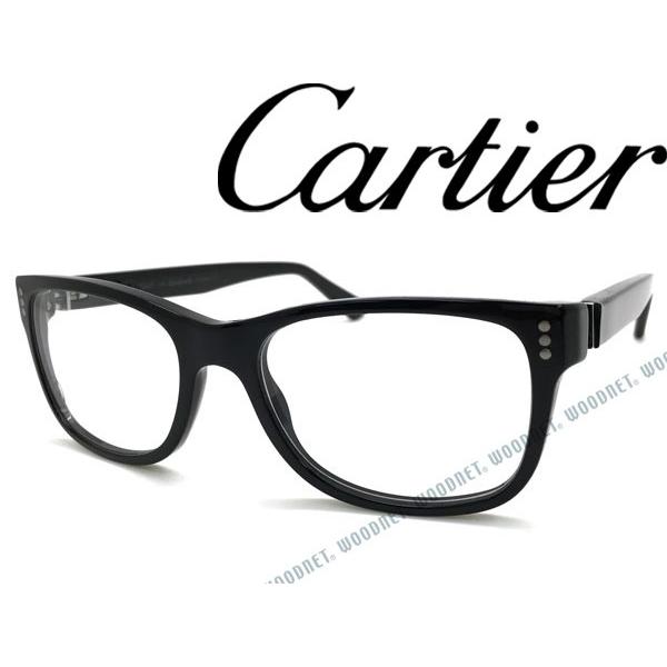 Cartier（カルティエ） メガネフレーム ブランド ブラック CHET