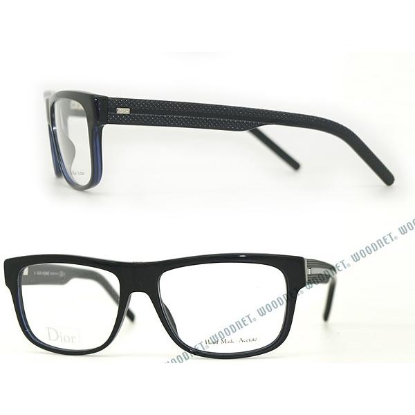 DIOR HOMME ディオールオム メガネフレーム ブランド BLACK-TIE-190-98K ブラック×クリアネイビー BLACK TIE