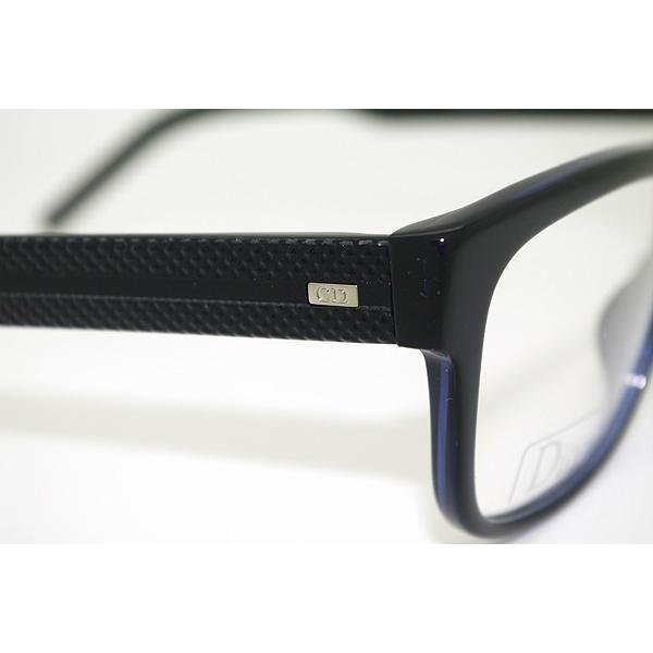 DIOR HOMME ディオールオム メガネフレーム ブランド BLACK-TIE-190-98K ブラック×クリアネイビー BLACK TIE