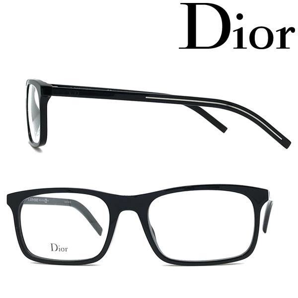 Dior HOMME DIOR ディオールオム メガネフレーム ブランド ブラック