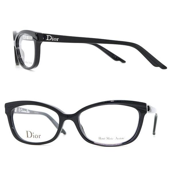 Christian Dior ファッションメガネ ブラック ディオール Dior メガネ 眼鏡 アイウェア レディース メンズ