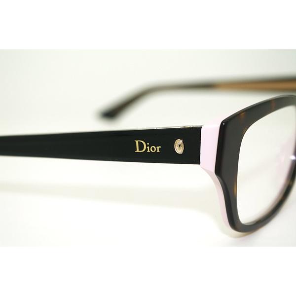 Christian Dior メガネフレーム ブランド MONTAIGNE10-GAL 鼈甲柄ブラウン×ライトピンク Dior MONTAIGNE10