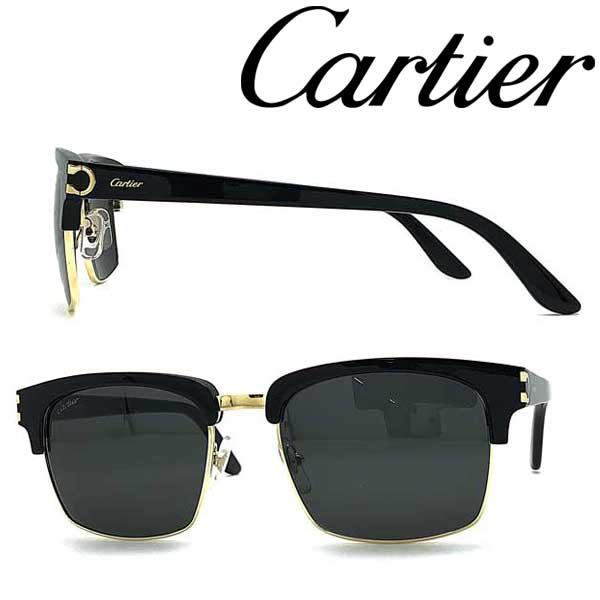 Cartier（カルティエ） サングラス ブランド ブラック CT-0132S-001