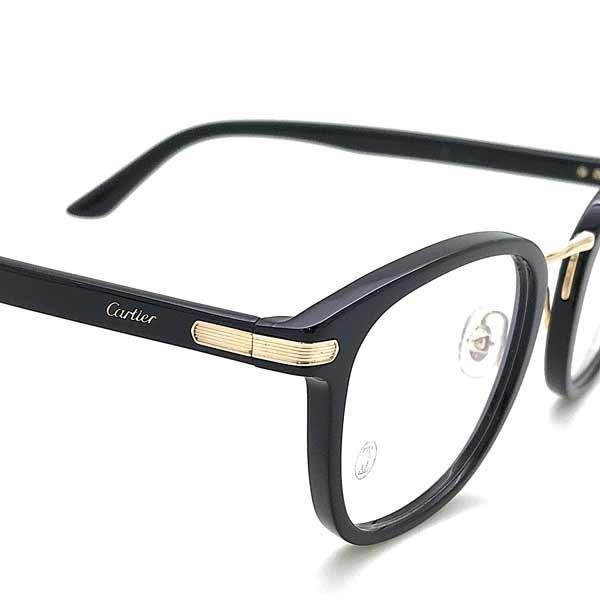 Cartier カルティエ ブラックメガネフレーム 眼鏡 CT-0146O-001 :CT 