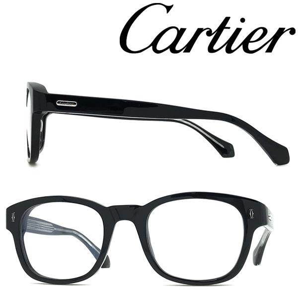 Cartier（カルティエ） メガネフレーム ブランド ブラック 眼鏡 CT