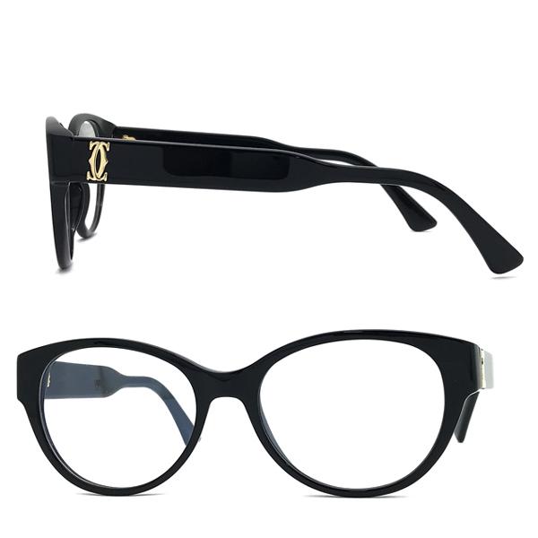 Cartier メガネフレーム カルティエ ブランド ブラック 眼鏡 CT Cartier メガネフレーム カルティエ ブランド ブラック 眼鏡 CT