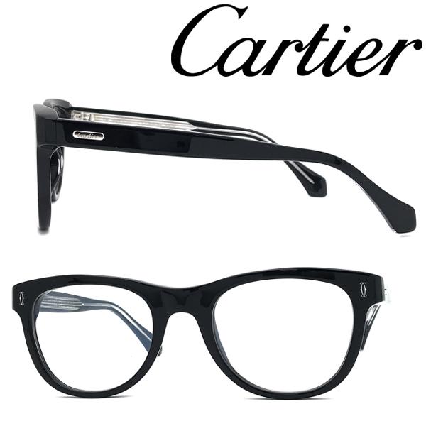 Cartier（カルティエ） メガネフレーム ブランド ブラック 眼鏡 CT