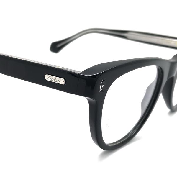 Cartier（カルティエ） メガネフレーム ブランド ブラック 眼鏡 CT