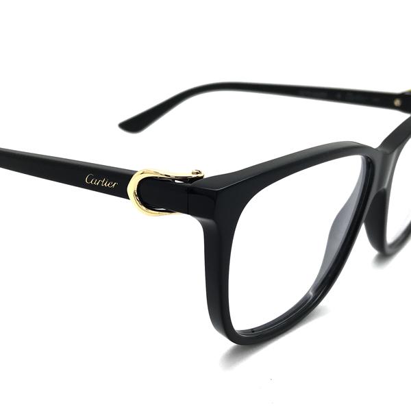 Cartier（カルティエ） メガネフレーム ブランド ブラック 眼鏡 CT