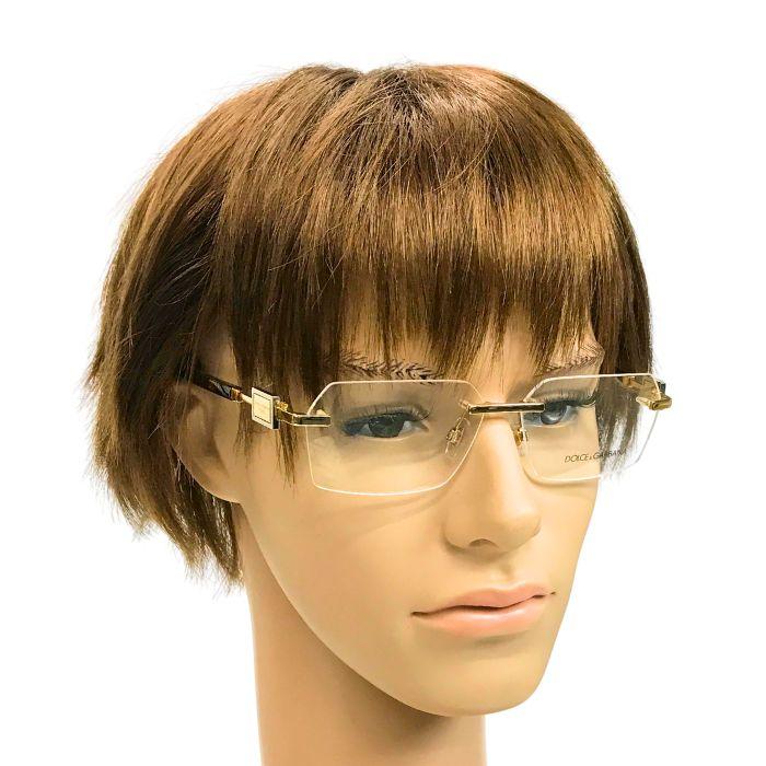 DOLCE&GABBANA メガネフレーム ドルチェ＆ガッバーナ 眼鏡 めがね フチ無し ツーポイント 縁なし dg1361-02 ブランド/メンズ&レディース