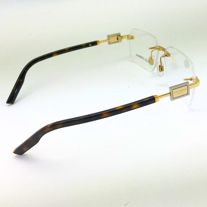DOLCE&GABBANA メガネフレーム ドルチェ＆ガッバーナ 眼鏡 めがね フチ無し ツーポイント 縁なし dg1361-02 ブランド/メンズ&レディース