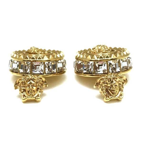 VERSACE（ヴェルサーチェ） ベルサーチ ロゴ カフスボタン ゴールド