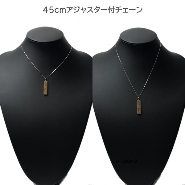 DI LEGNO 木製×18金ネックレス ウッドブラウン×K18イエロー DI LEGNO 木製×18金ネックレス ウッドブラウン×K18イエロー