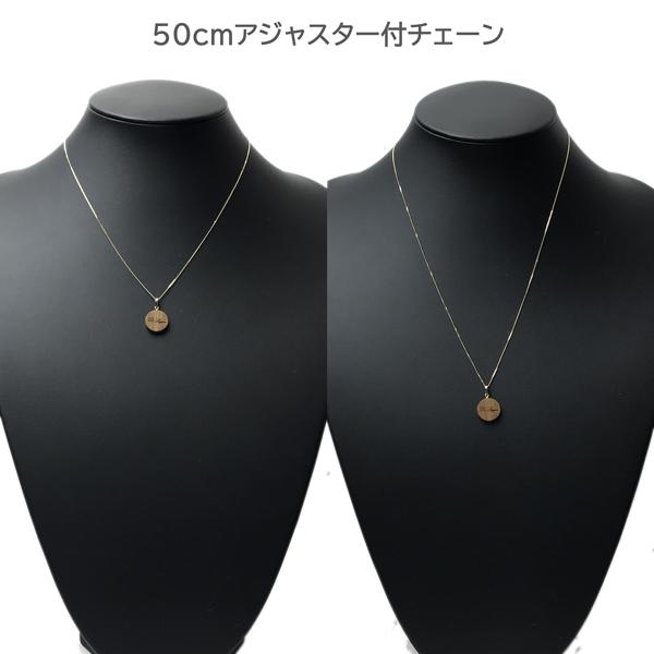 DI LEGNO 木製×18金ネックレス ウッドブラウン×K18イエローゴールド