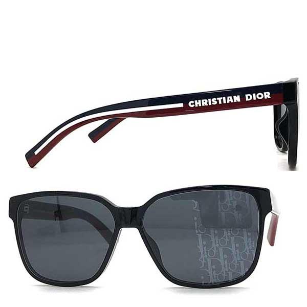 極美品✨Christian Dior　カナージュ サングラス ブラック×レッド Christian Dior（クリスチャン・ディオール） サングラス ブランド