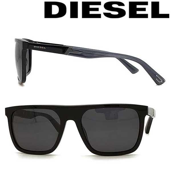 DIESEL（ディーゼル） ブラックサングラス DL-0299-01A : WOODNET