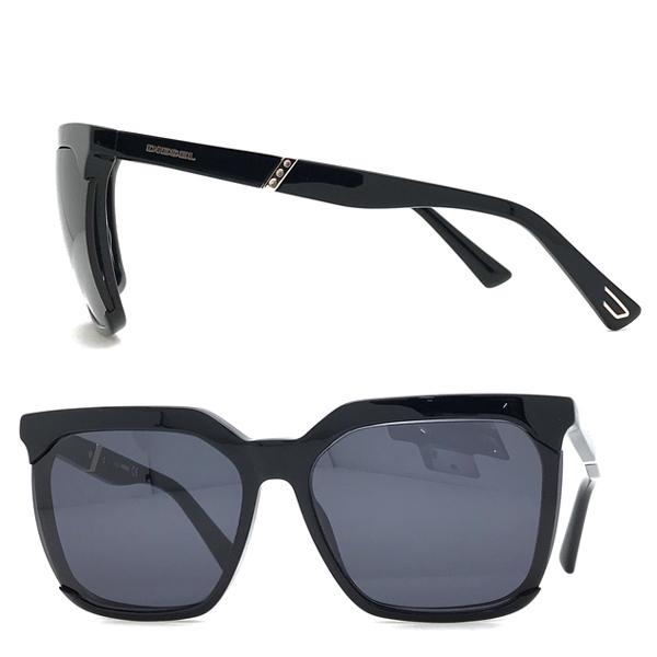 【極美品】DIESEL ディーゼル　サングラス ケース付　ブラック　希少　大人気 DIESEL（ディーゼル） サングラス ブランド ブラック DL-0338-01A