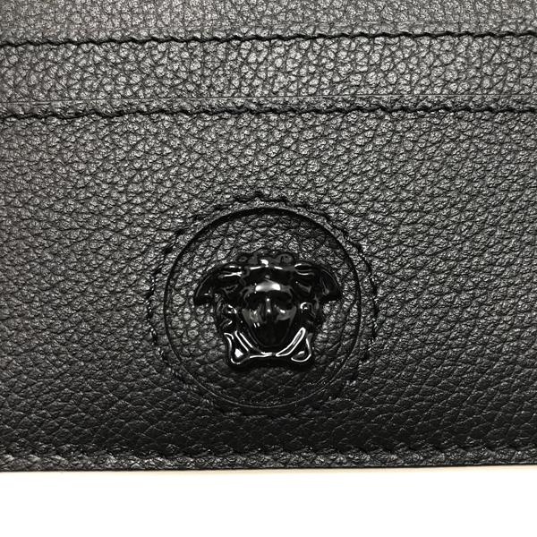 【極美品】VERSACE メデューサ ケース ブラック レザー 箱付き VERSACE（ヴェルサーチェ） ベルサーチ カードケース ブランド
