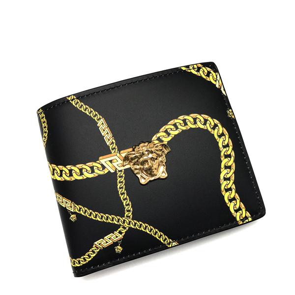 オイルペイント ☆【極美品】VERSACE ベルサーチ 長財布 グレカ オイルペイント ☆【極美品】VERSACE ベルサーチ 長財布 グレカ