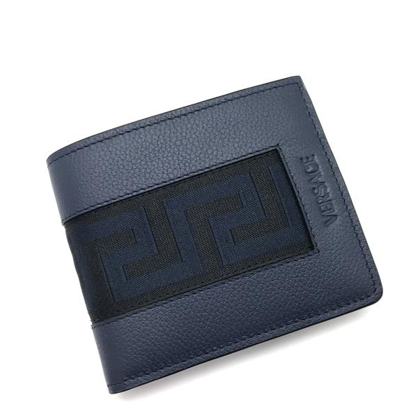 VERSACE（ヴェルサーチェ） 財布 ベルサーチ グレカ 二つ折り レザー