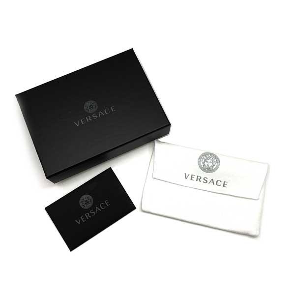 VERSACE（ヴェルサーチェ） 財布 ベルサーチ グレカ 二つ折り レザー