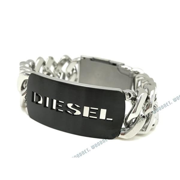 DIESEL（ディーゼル） シルバー ブレスレット DX0019040 : WOODNET