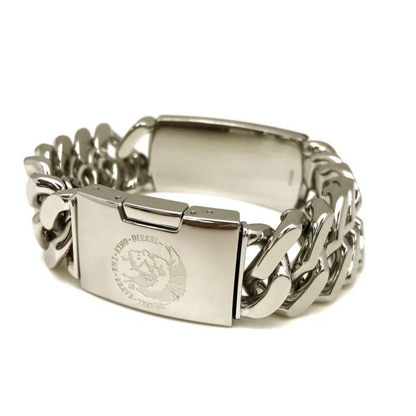 DIESEL（ディーゼル） シルバー ブレスレット DX0019040 : WOODNET