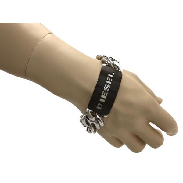 DIESEL（ディーゼル） シルバー ブレスレット DX0019040 : WOODNET