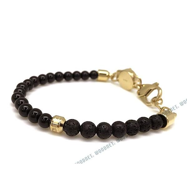 DIESEL（ディーゼル） ブラック ブレスレット DX1058710 : WOODNET