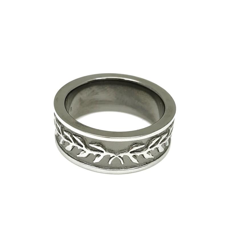 DIESEL ディーゼル シルバー×マットシルバー リング・指輪 DIESEL ディーゼル シルバー×マットシルバー リング・指輪