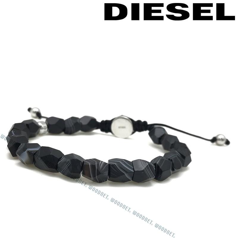 【即日発送】DIESELブラックブレスレット DIESEL（ディーゼル） ブラック ブレスレット DX1134040 : WOODNET